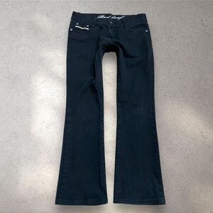 Red Leaf Black Ultra Low Rise Boot Pants